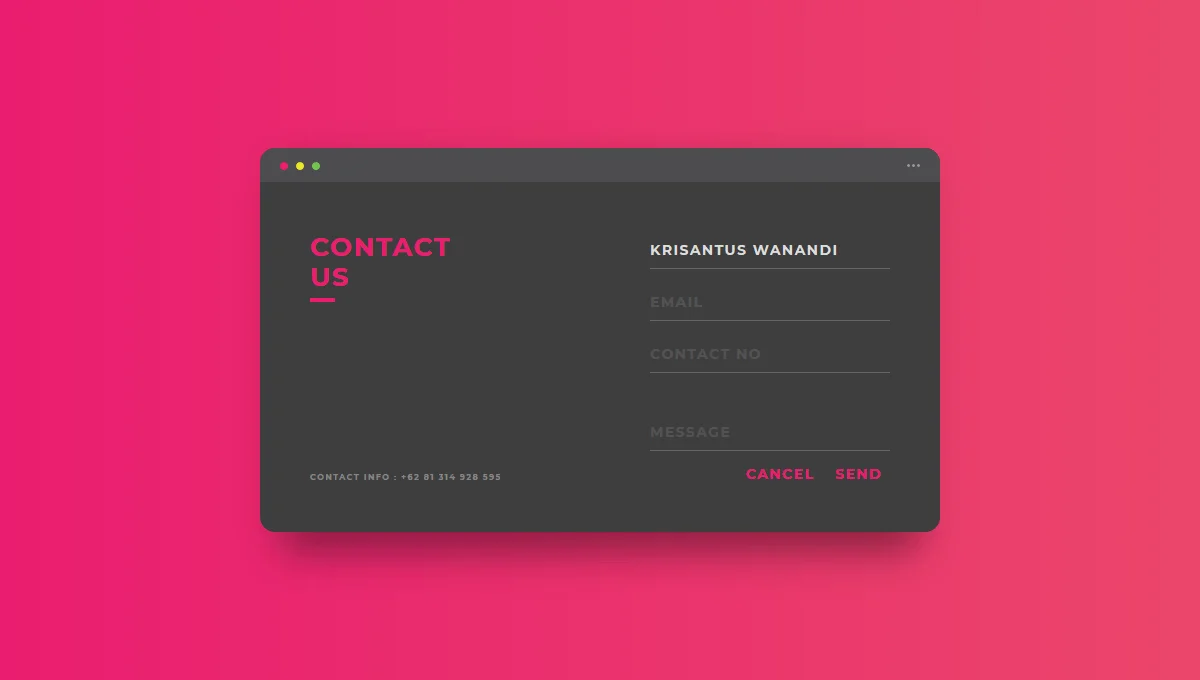 Contact Us Form