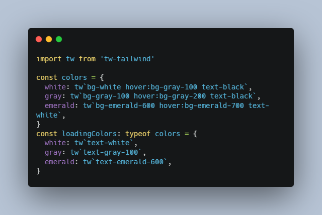 A lighter version of twin.macro that allows you to create tailwind react components like styled-components