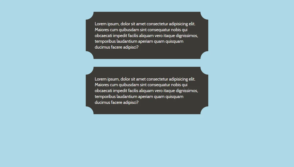 Card with Rounded Corners