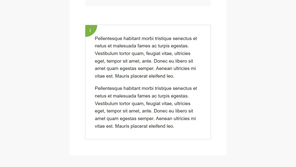 Bubble Corner Effect