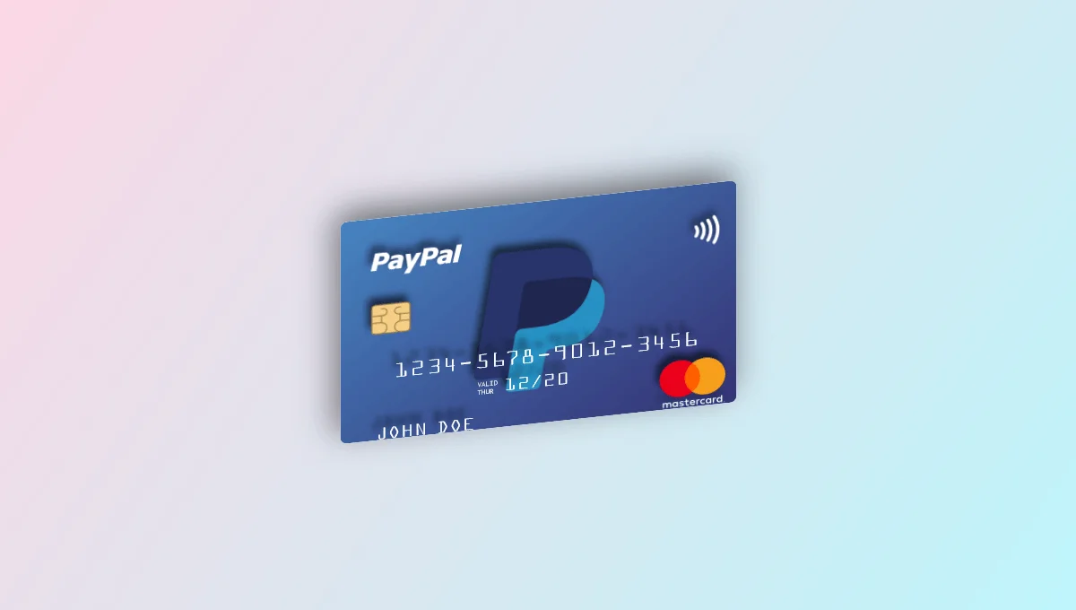 3D Floating Credit Card