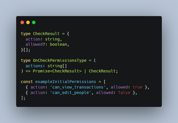 A Lightweight React package that resolves permissions in your app