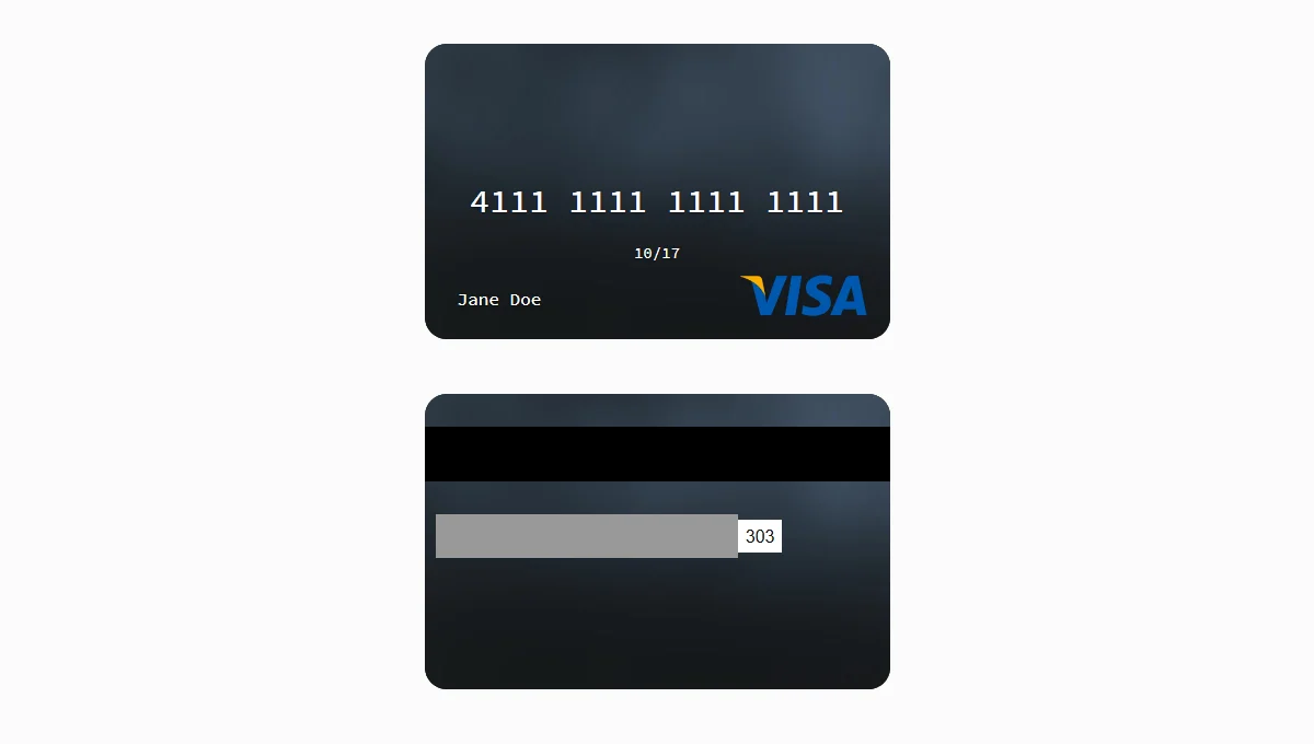 Credit Card Template