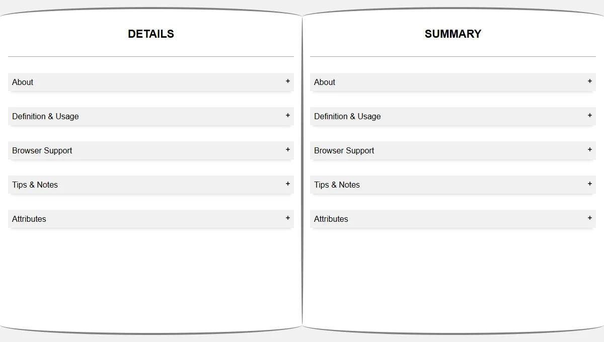 Responsive Web Page Split Screen