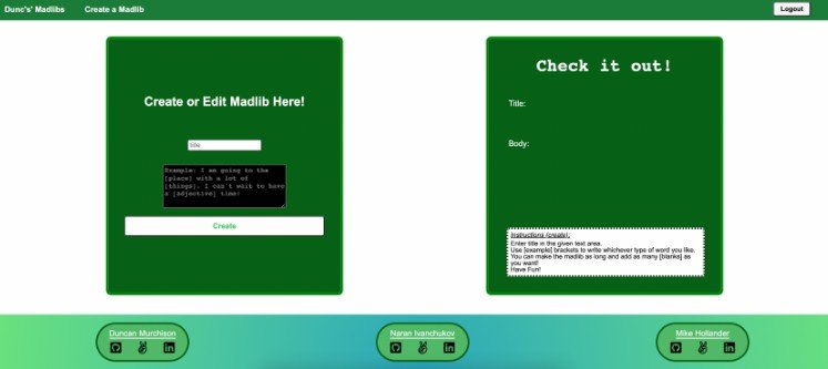 A madlibs game? whattt?
