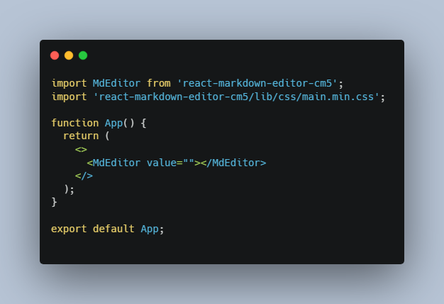 A Markdown Editor with React