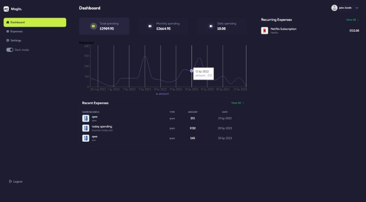 A Minimal Financial Management App Built with React.js