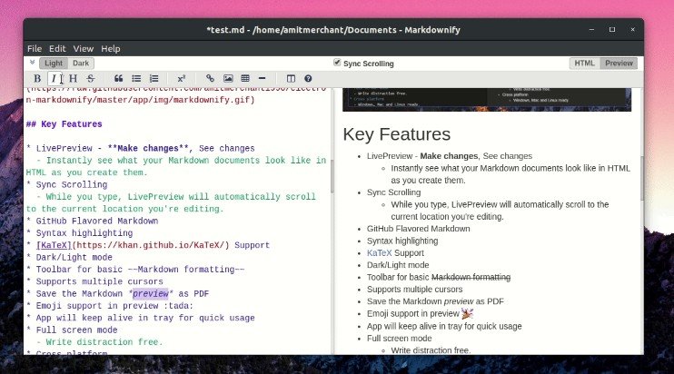 A minimal Markdown Editor desktop app built on top of Electron
