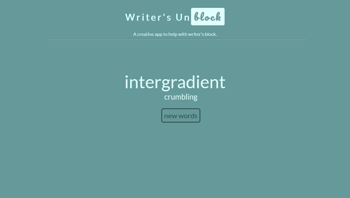 Writer's Unblock with HTML <dt> & <dd> Tags