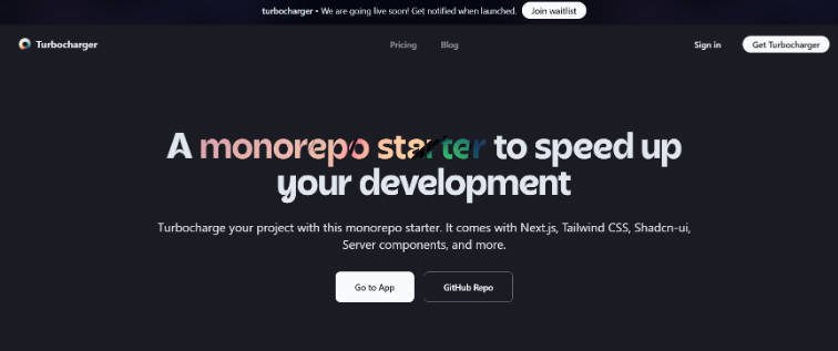 A monorepo app built with Turborepo, Next.js 14, shadcn-ui, stripe, and more