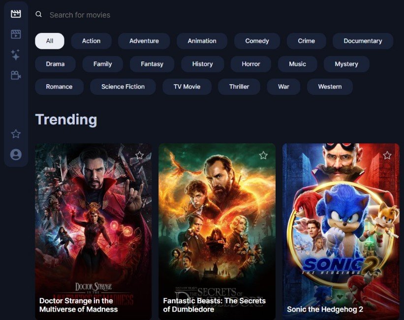 A movie application with React JS and Framer Motion