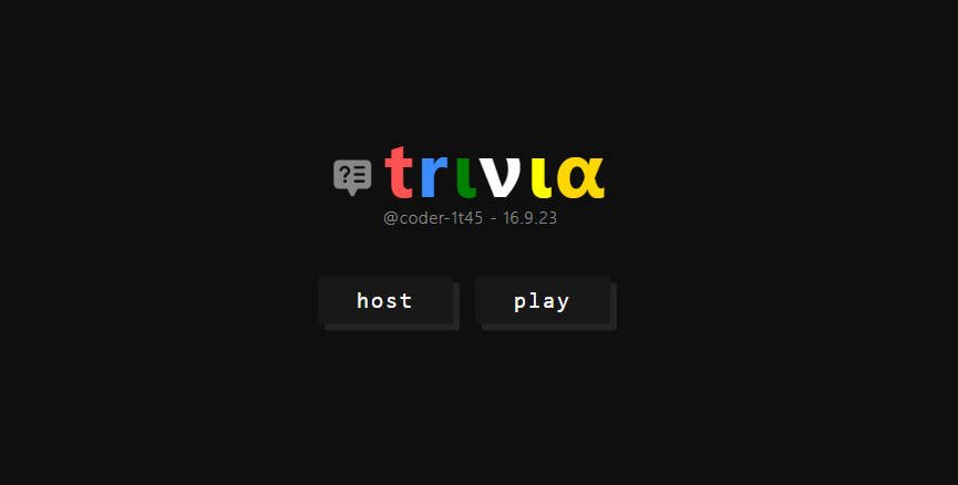 A Multiplayer Trivia Mini IO Game using React