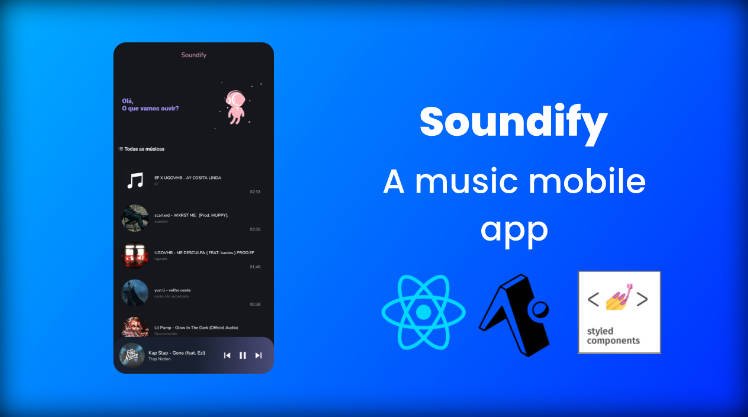 A music player of local music and audio files maked with React Native