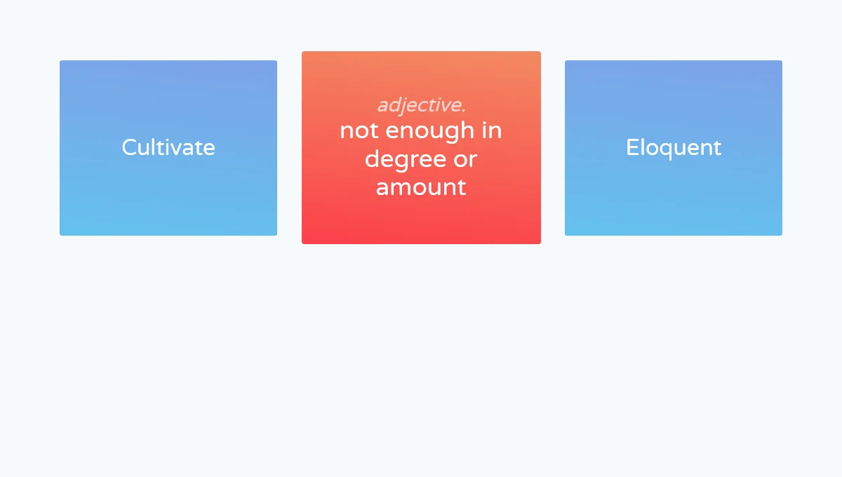 Vocabulary Flashcards