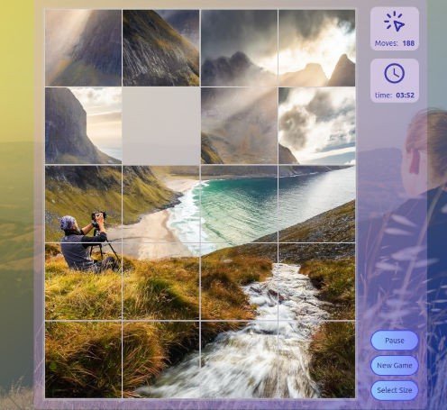 A Picture Puzzle build with React