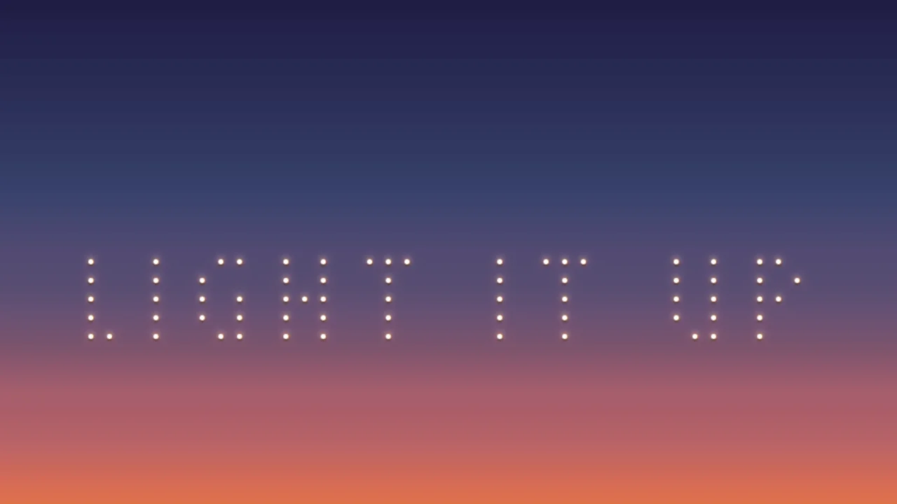 Variable Font Light Sensor