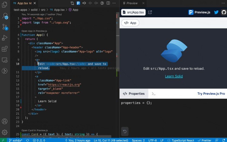 A plugin for Preview.js that adds support for previewing SolidJS components