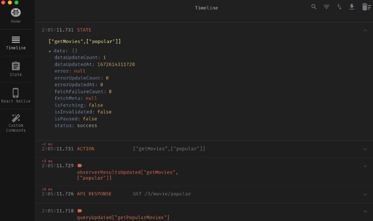 A plugin for Reactotron that allows for similar functionality to the React Query Devtools