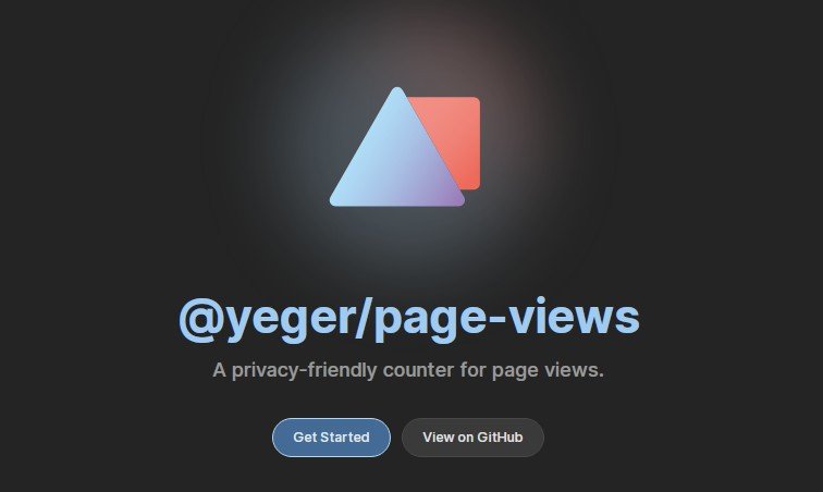A privacy-friendly counter for page views
