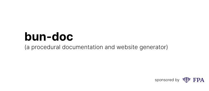 A procedural documentation and website generator written in Bun