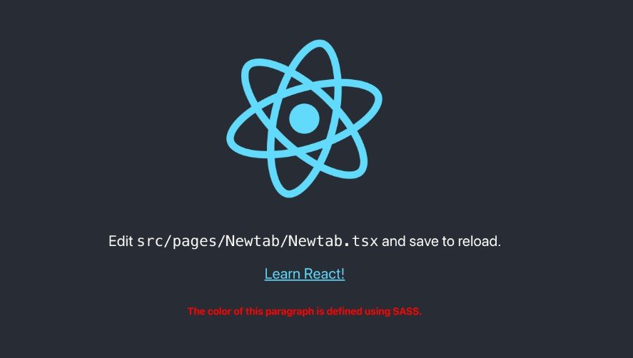 A boilerplate code to build a chrome extension with react and webpack