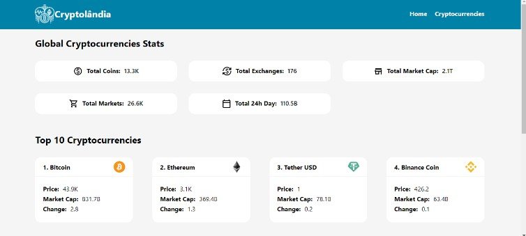 A React App fetches the transaction information of two crypto addresses from the blockchain
