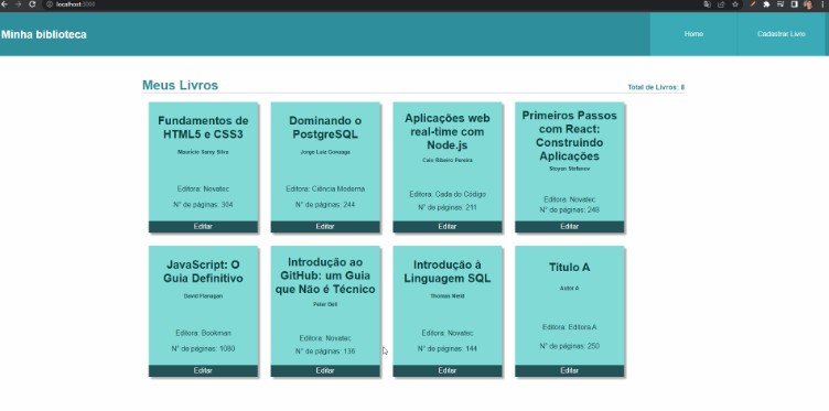 A React App to Control Actions For Registering, Editing And Deleting Books