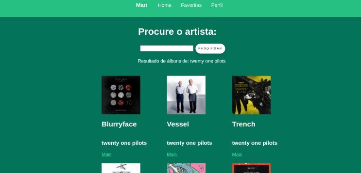 A React application to search and list albums and songs by various bands and artists