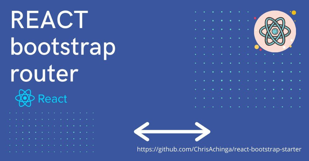 A react-bootstrap starter template with react-router