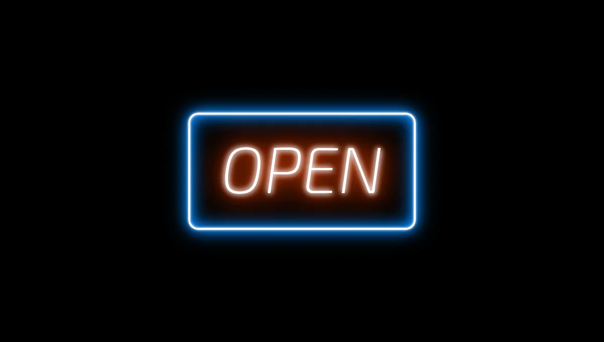Flickering Neon Sign Effect Using CSS Text & Box Shadow