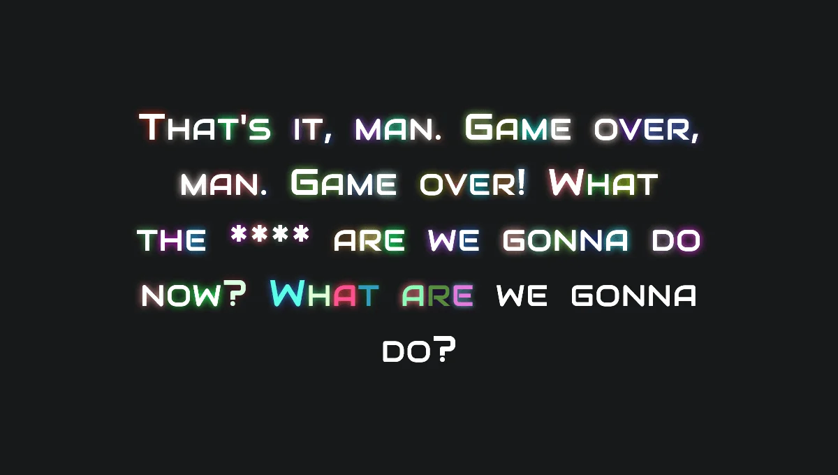 Bill 🚀👽 🌀 Paxton Tribute - Glow Text