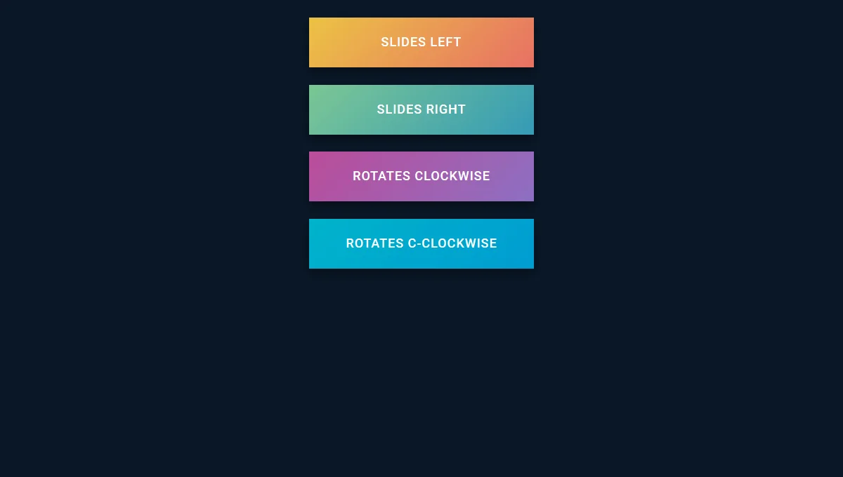 CSS Gradient Buttons