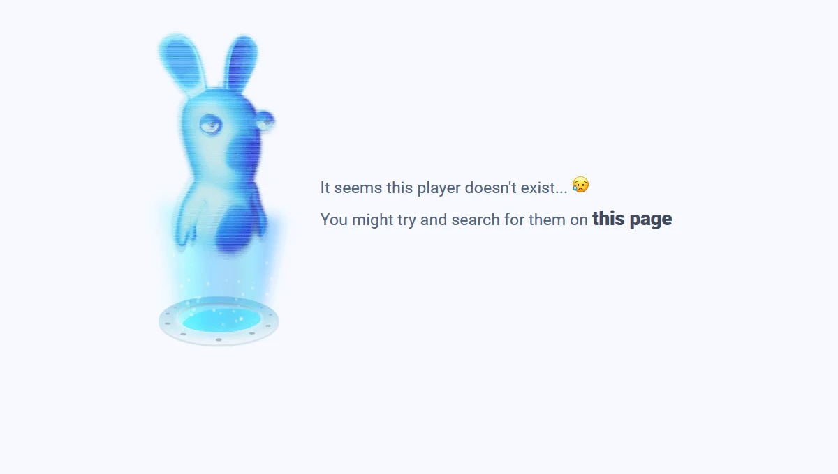 User Error Page