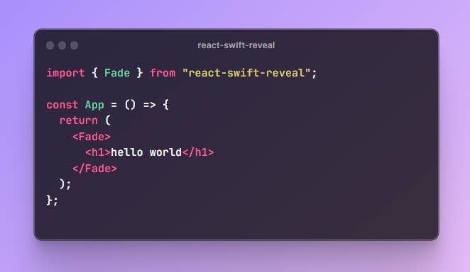 A React component library for animating elements as they enter the viewport