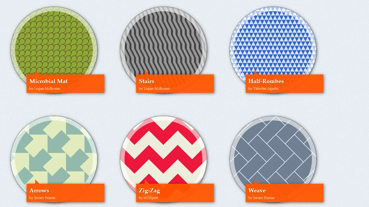 CSS3 Patterns Gallery