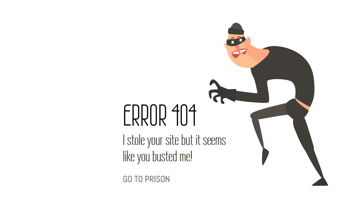 Darknet 404 Page Concept