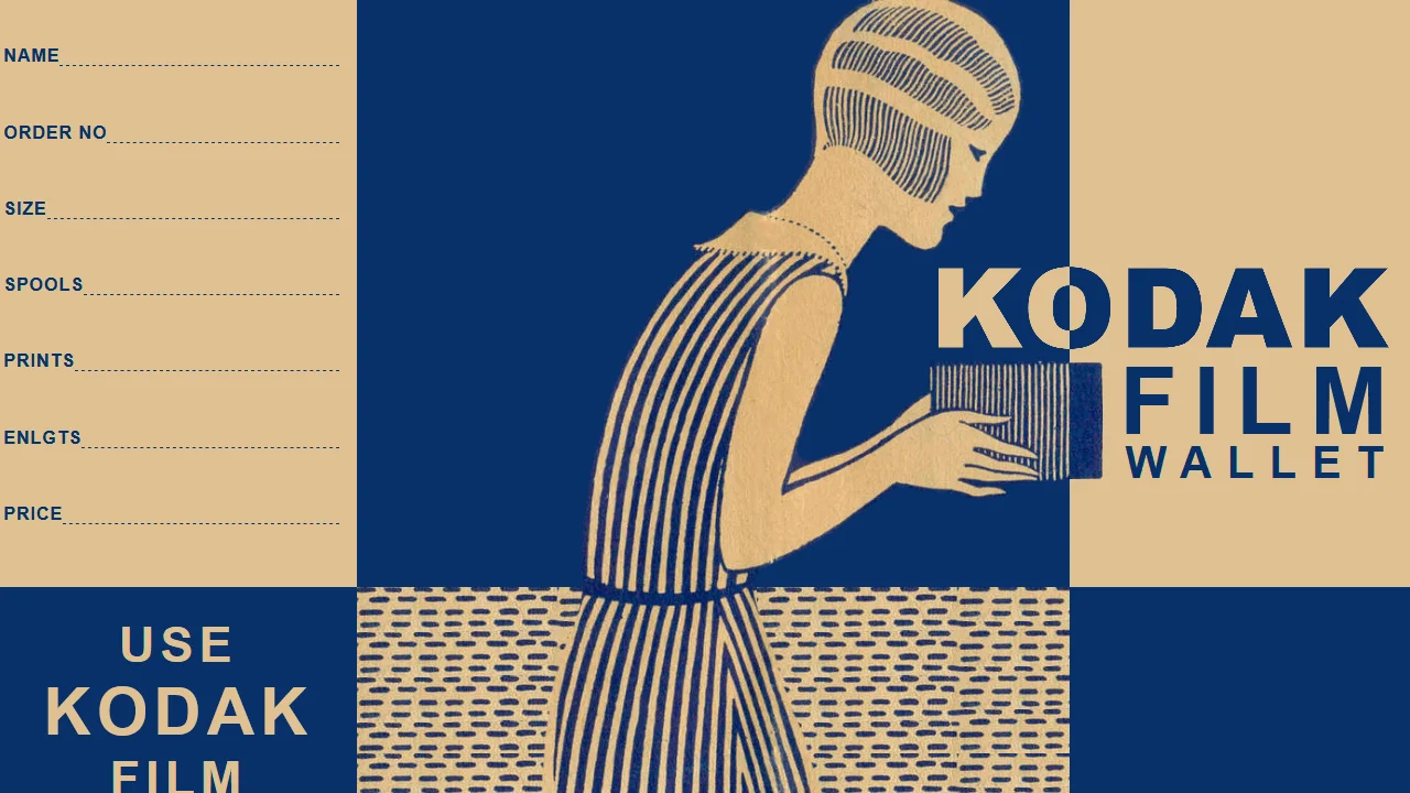 Responsive Vintage Kodak Film Wallet