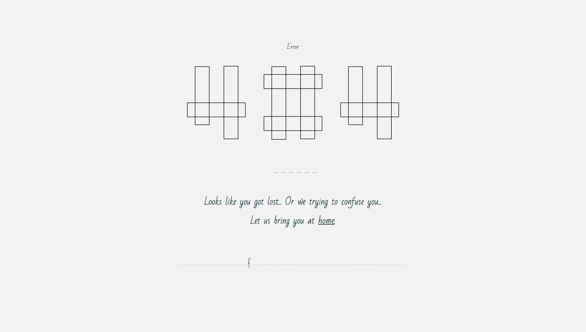 404 Page and a Long Walk