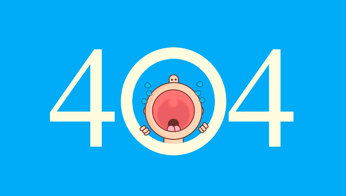 404 Crying Baby Page