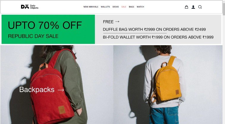 A React E-Commerce Website who deals with the cases,covers and bags