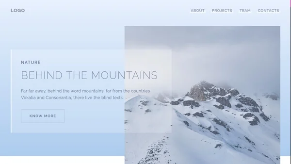 Collection of free HTML/CSS header code examples: sticky, fixed, etc