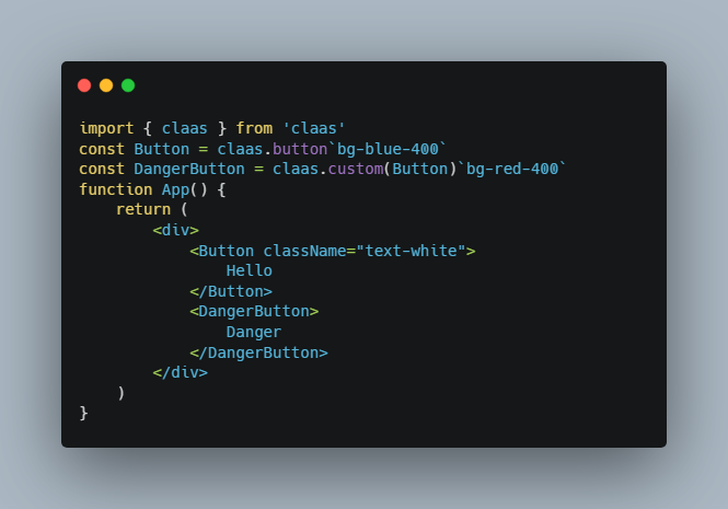 A React Higher Order Component library to assign class names to components, looks like styled-components
