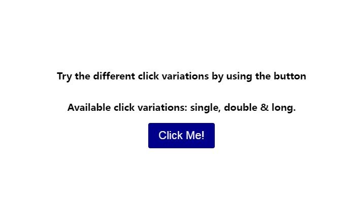 A React.js hook enabling easy management of various click types written in TypeScript