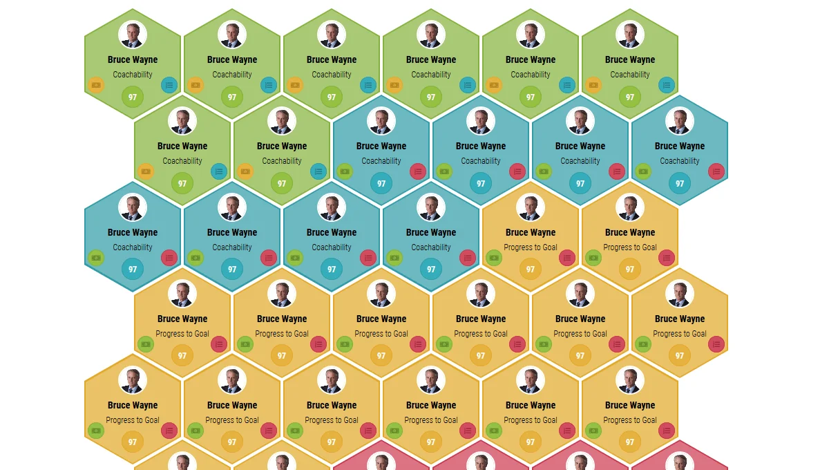Responsive Hexagon Grid