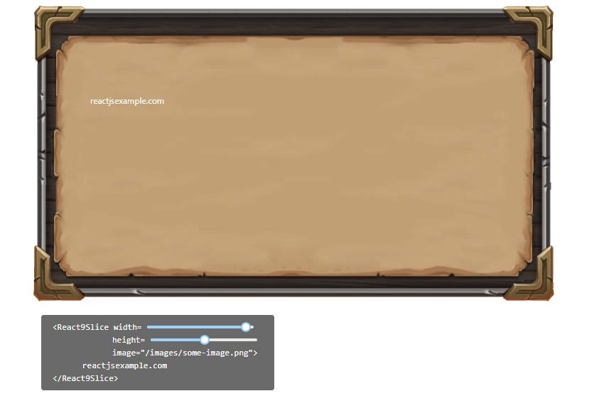 A React library to create 9-slice image surfaces