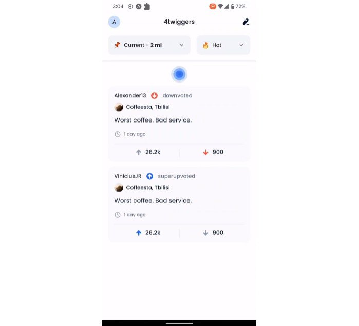 A react native Custom pull to refresh component
