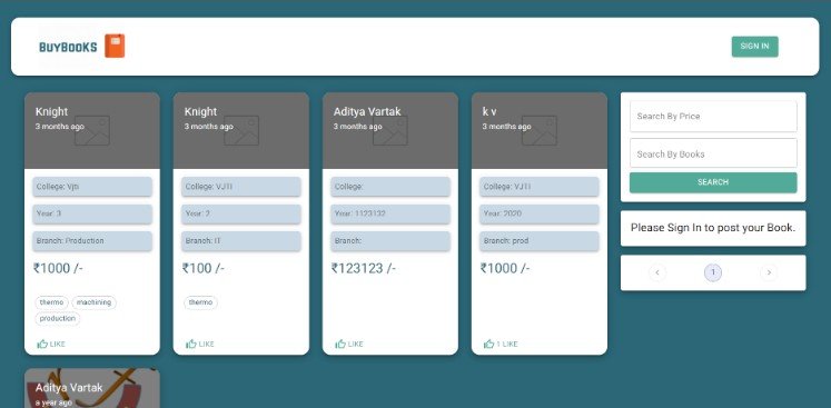 A BuyBooks App Developed with React.js and Redux
