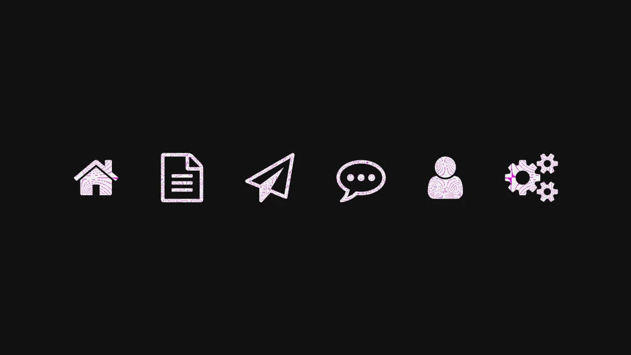 Noisy Grainy Icons