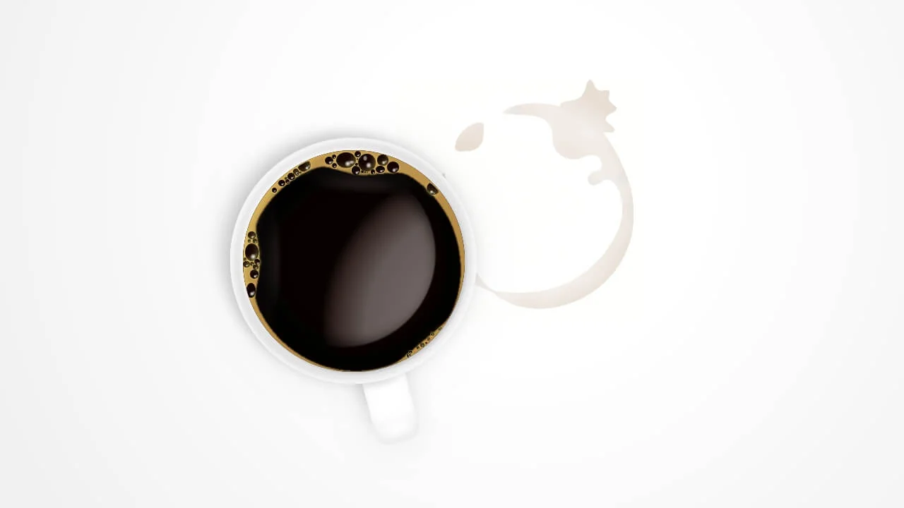 CSS Art: Coffee Stain