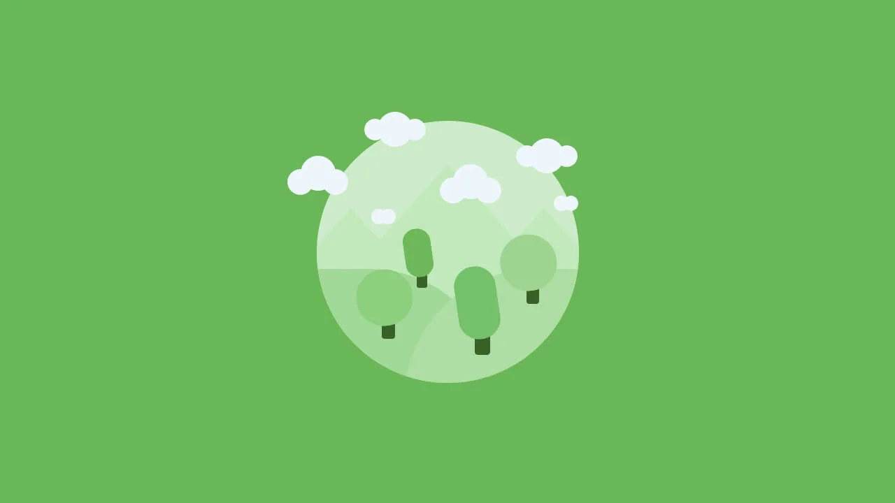 CSS Animated Windy Forest